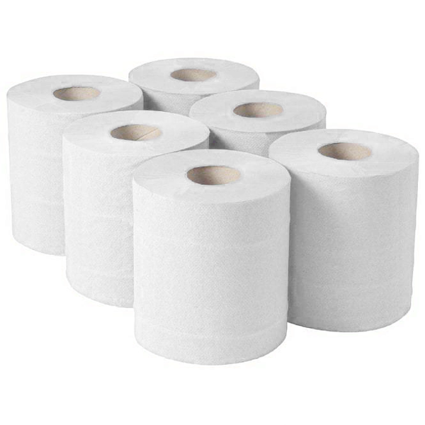 Euro Pack Tissue 2 Ply White Roll
